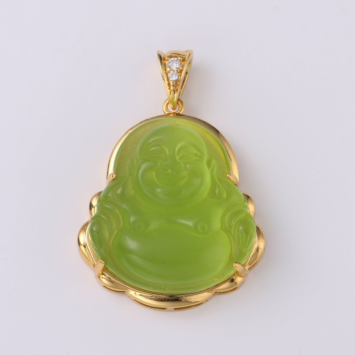 1pc 24k Gold Filled Buddha Pendant Natural Wisdom Meaning Gold Buddha Necklace Charm Laughing Buddha Buddhism Religious Jewelry Making O-152 ~ O-163 O-241 O-242 - DLUXCA