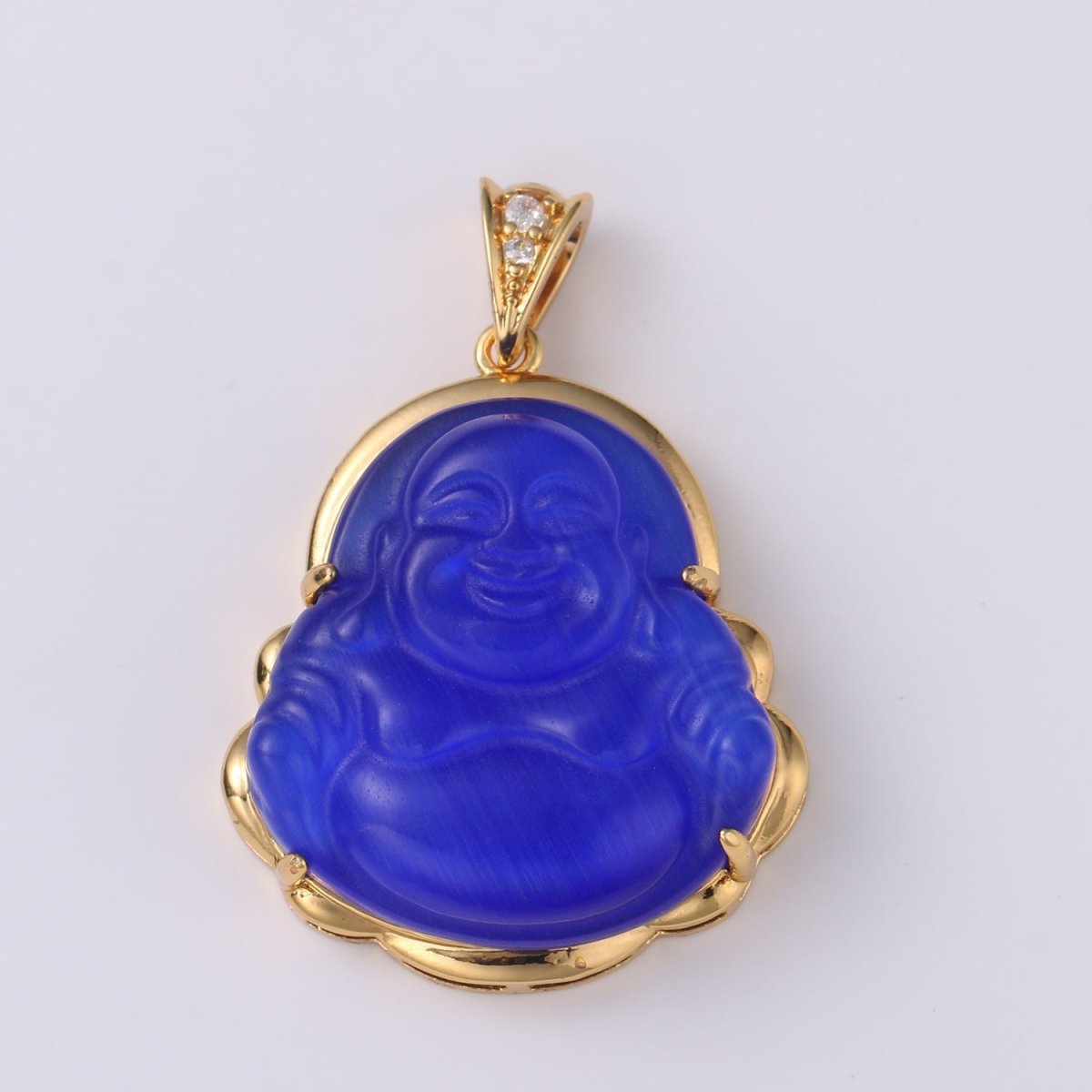 1pc 24k Gold Filled Buddha Pendant Natural Wisdom Meaning Gold Buddha Necklace Charm Laughing Buddha Buddhism Religious Jewelry Making O-152 ~ O-163 O-241 O-242 - DLUXCA