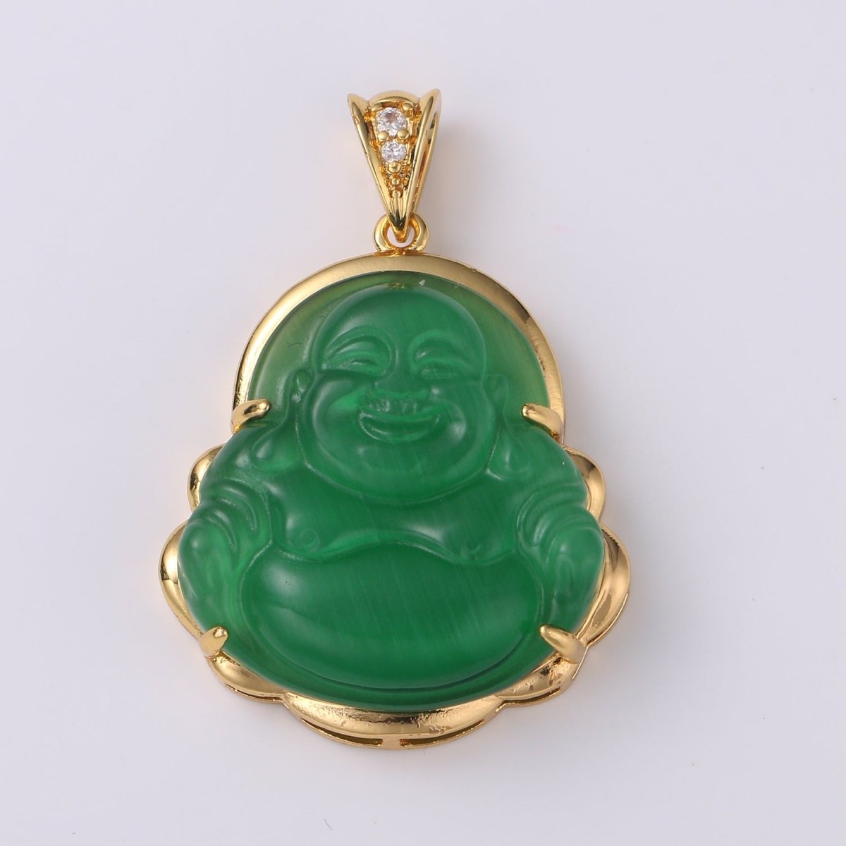 1pc 24k Gold Filled Buddha Pendant Natural Wisdom Meaning Gold Buddha Necklace Charm Laughing Buddha Buddhism Religious Jewelry Making O-152 ~ O-163 O-241 O-242 - DLUXCA