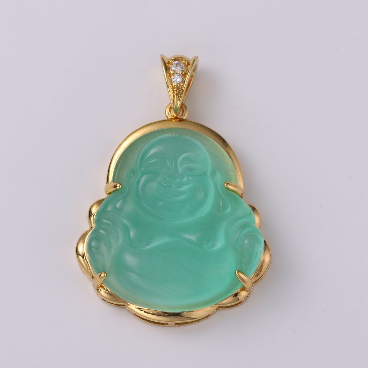 1pc 24k Gold Filled Buddha Pendant Natural Wisdom Meaning Gold Buddha Necklace Charm Laughing Buddha Buddhism Religious Jewelry Making O-152 ~ O-163 O-241 O-242 - DLUXCA