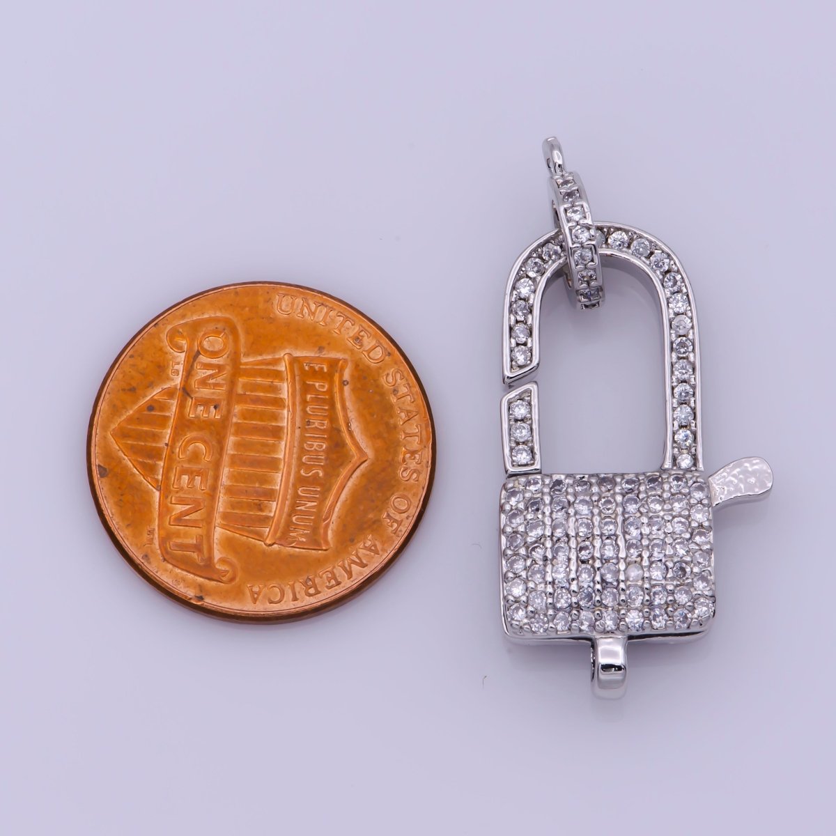 1pc Gold Filled / Rose Gold / Silver Hook End Clasp, Bracelet End Cap, Beading Clasp, Tips, Women Necklace Supplies Cubic Zirconia Bracelet Finding CONNECTOR for Jewelry Making | F119 - DLUXCA