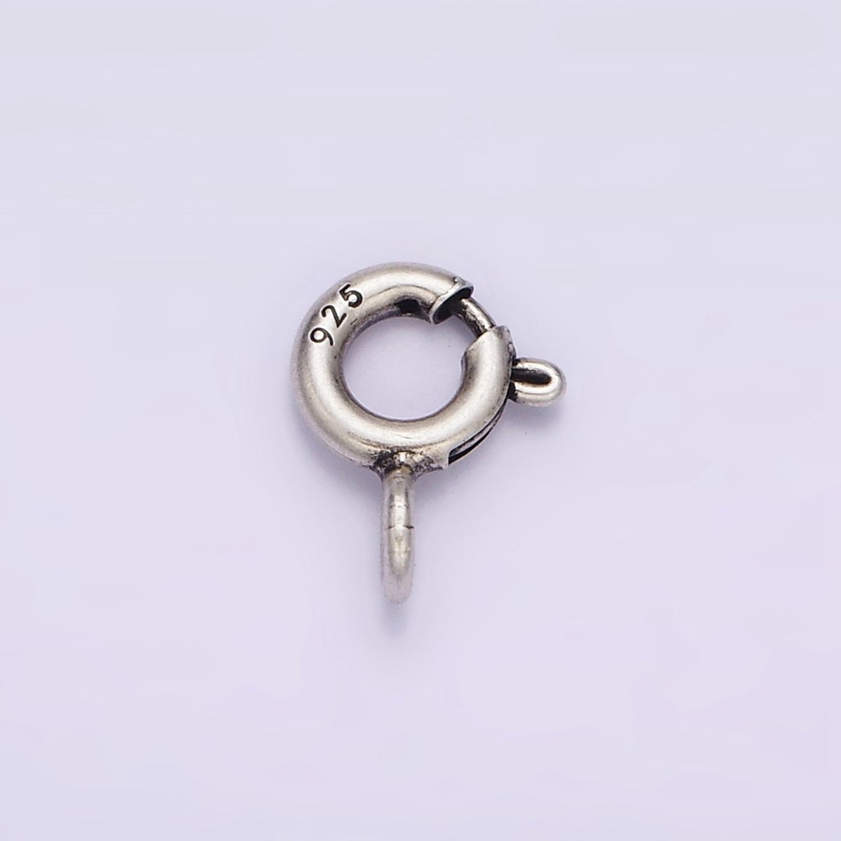 1x Sterling Silver Clasp 925 Sterling Silver Lobster Clasp End Clasp Supply for Jewelry Making Oxidized Silver Antique Looking Clasp SL-295 SL-296 SL-297 - DLUXCA