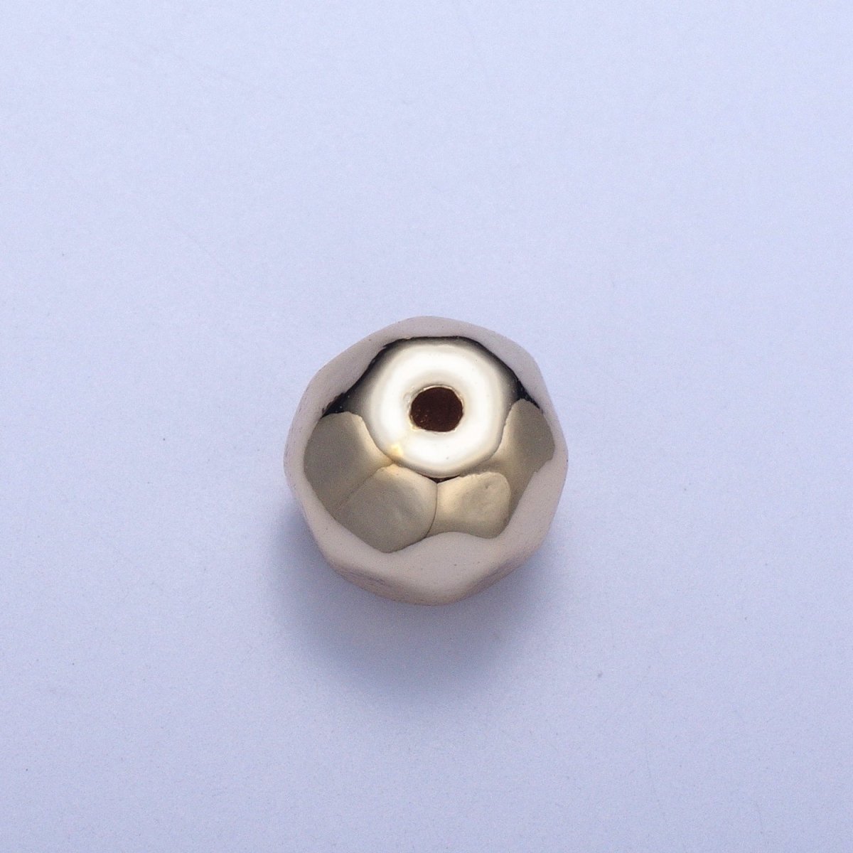 20 Pieces Pack Geometric 14.8x6mm Abstract Spacer Beads Jewelry Findings in Gold & Silver | W-934 W-935 - DLUXCA