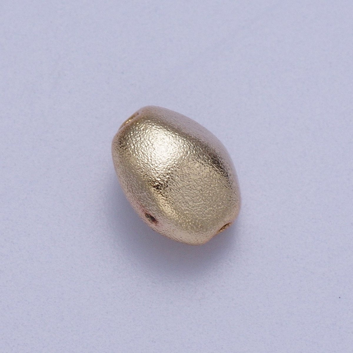 20 Pieces Rectangular Long Matte Gold Geometric Bead | B-436 - DLUXCA