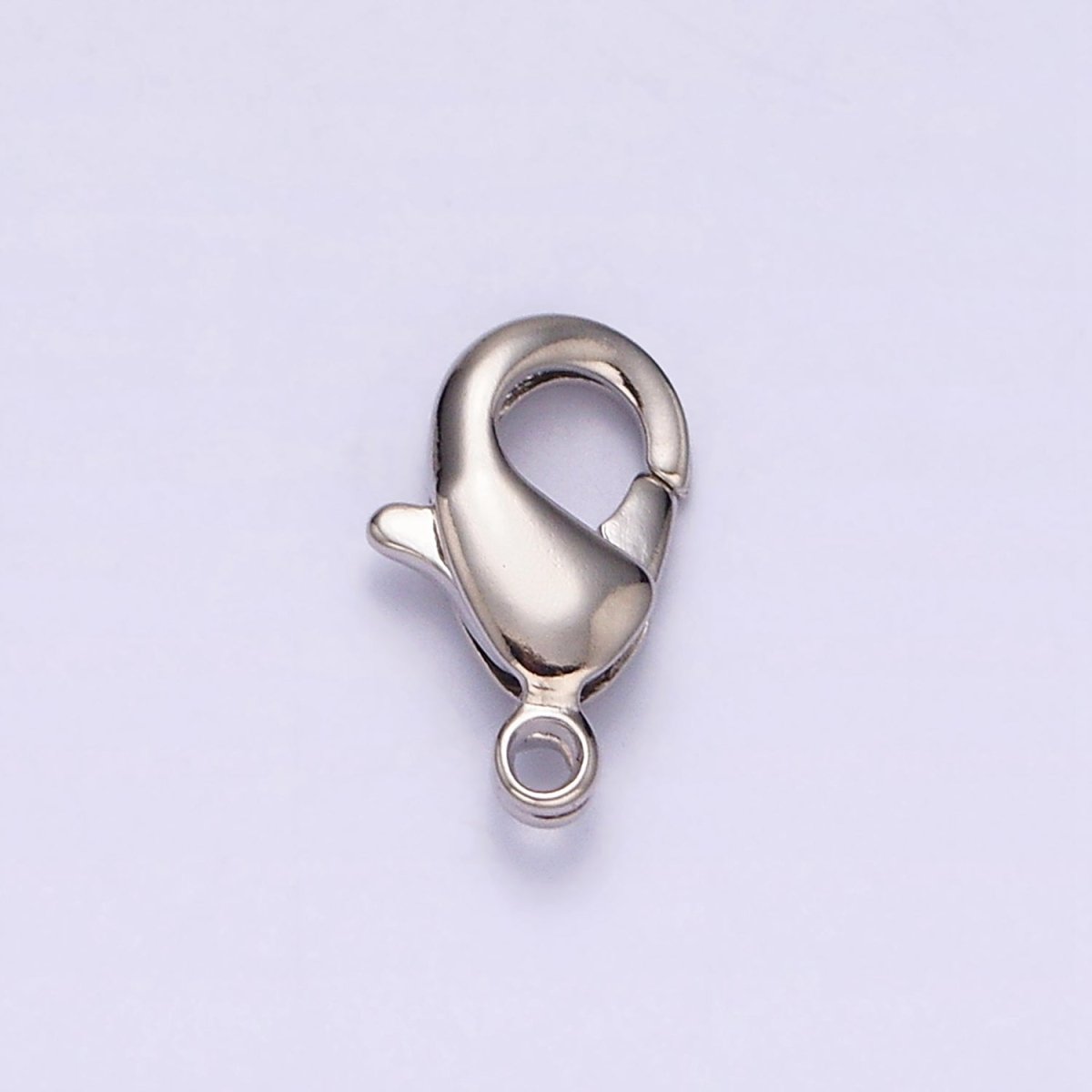 24k, 14k, White Gold Filled 8mm, 9.5mm Lobster Claw Clasps Closure Jewelry Making Supply in Gold & Silver | Z-413 - Z-418 - DLUXCA