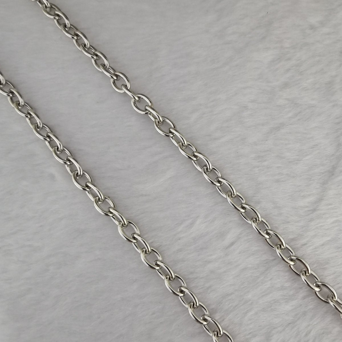 24K Gold, 18K Gold, White Gold Filled CABLE Roll Chain For Jewelry Making, Necklace Bracelet Anklet Supply Component | ROLL-474(XP-002), ROLL-481 (XP-009), ROLL-482 (XP-010) Clearance Pricing - DLUXCA