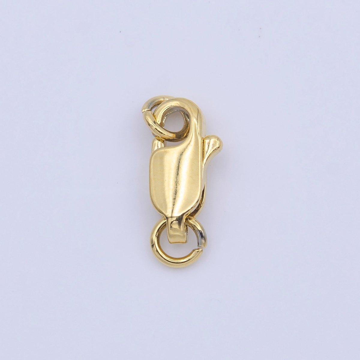 24K Gold Filled 12mm, 10mm Lobster Clasps Claw Closure Jewelry Supply in Gold & Silver | K-299 - K-302 - DLUXCA