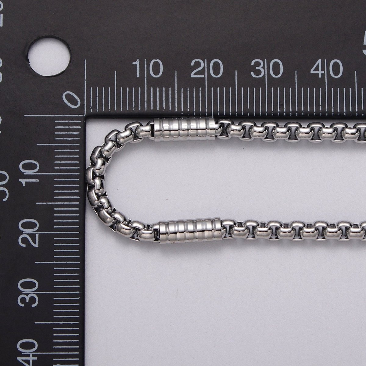 24K Gold Filled 2.5mm, 4mm Box Textured Tube Unique Unfinished Chain by Yard in Gold & Silver | ROLL-1055, -1056, ROLL-1102, -1117 Clearance Pricing - DLUXCA