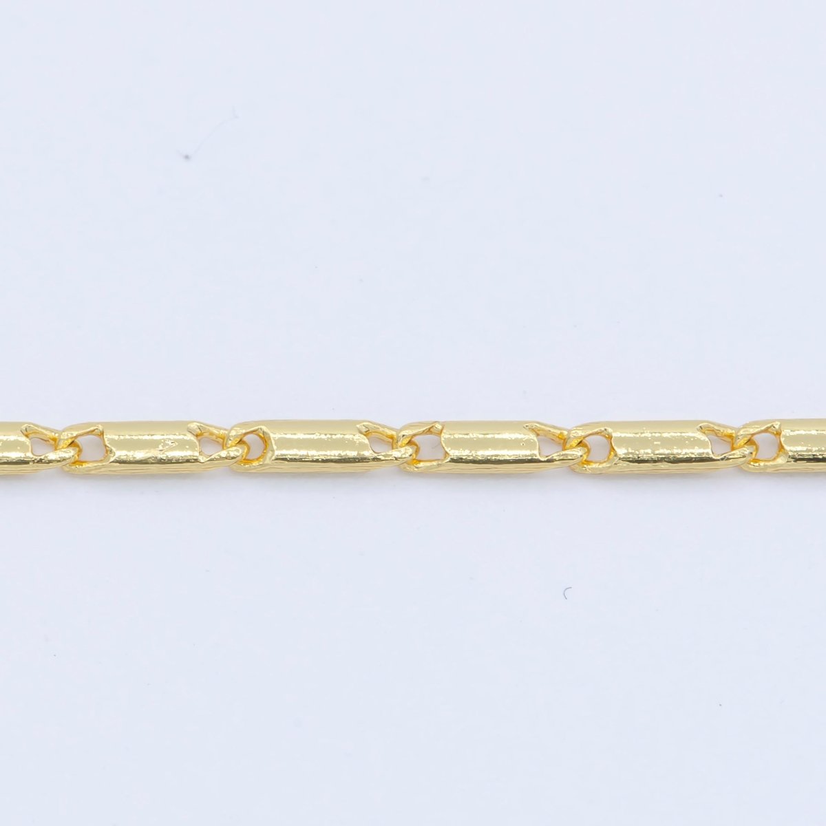 24K Gold Filled 2mm Dainty Scroll 18 Inch Layering Chain Necklace | WA-199 Clearance Pricing - DLUXCA