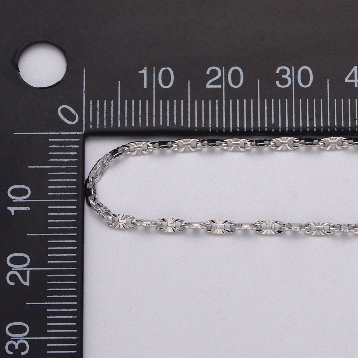 24K Gold Filled 2mm Sunburst Anchor Mariner Unfinished Dainty Unique Chain | ROLL-1044, ROLL-1113 Clearance Pricing - DLUXCA