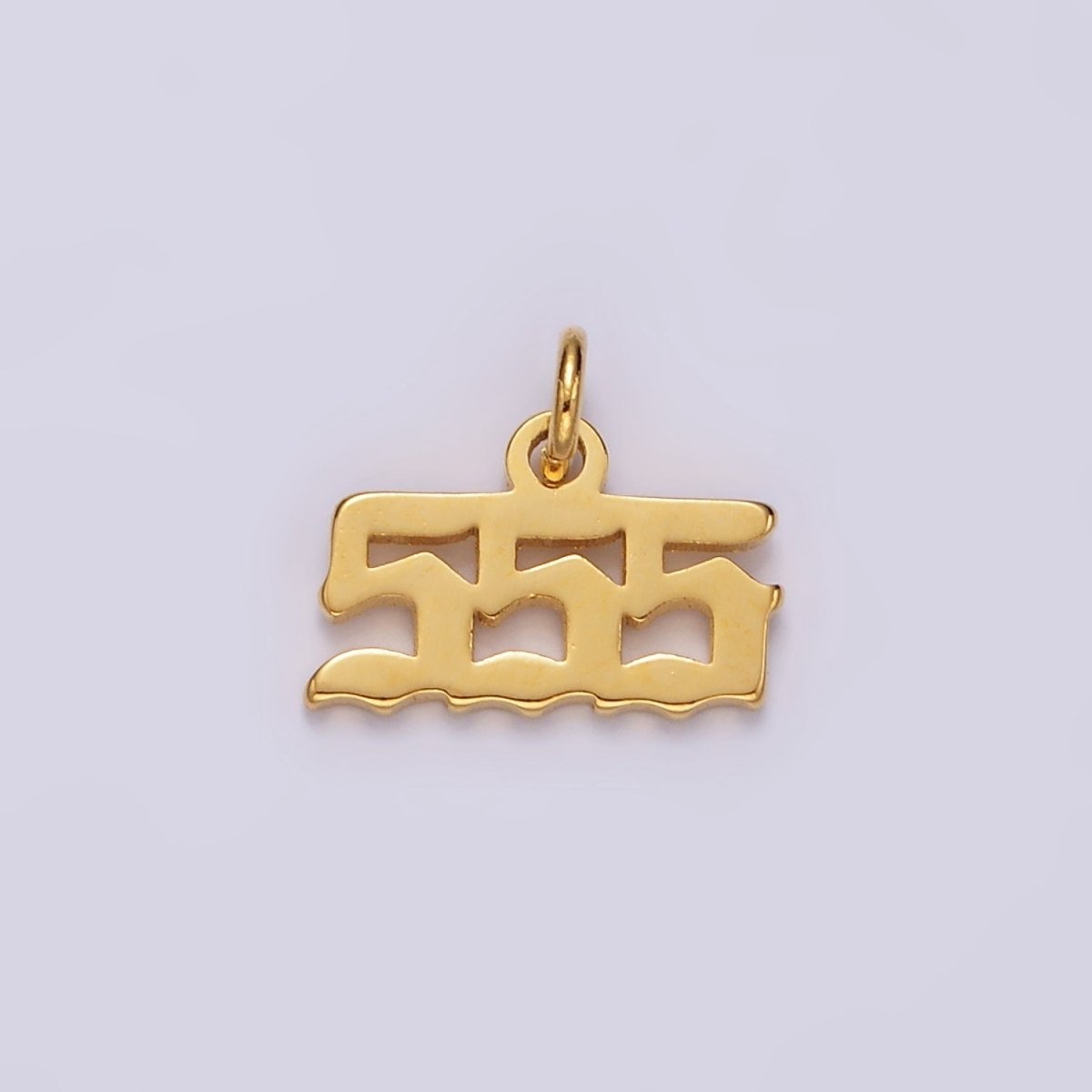 24K Gold Filled Angel Number Numerology Minimalist Mini Charm | AG606 - AG610 - DLUXCA