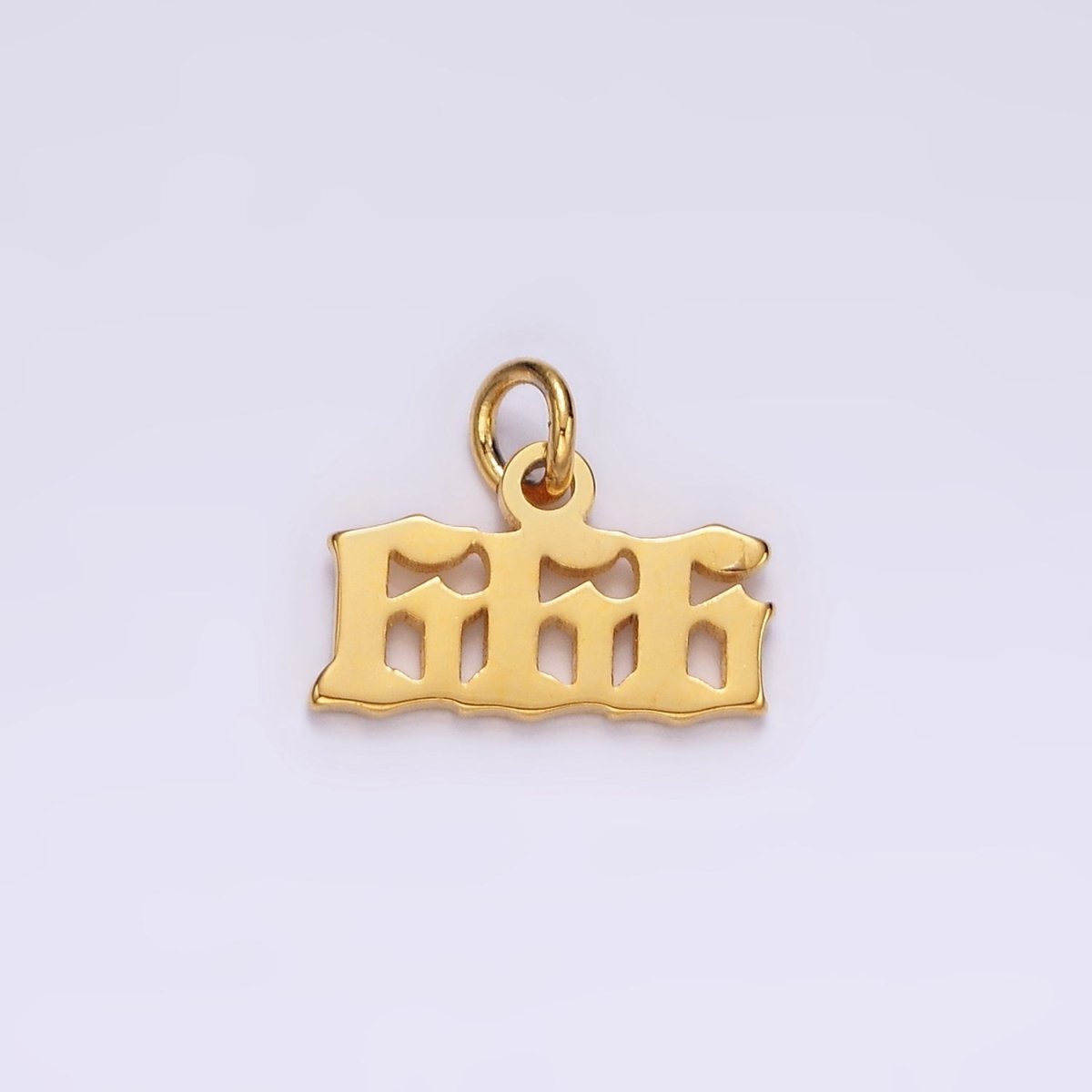 24K Gold Filled Angel Number Numerology Minimalist Mini Charm | AG606 - AG610 - DLUXCA