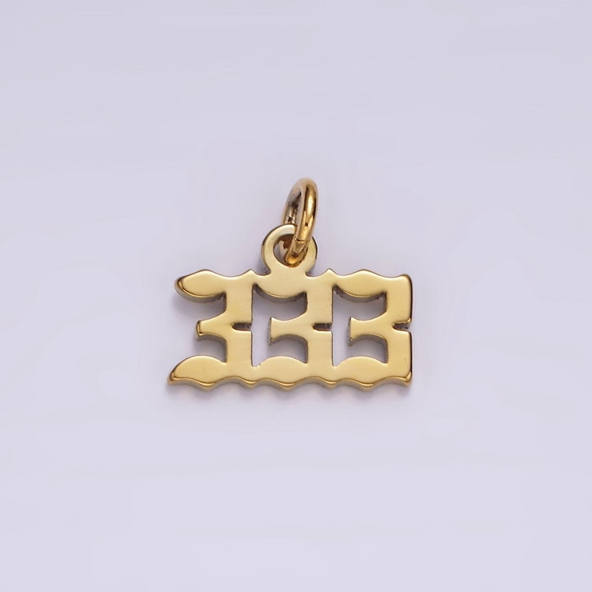 24K Gold Filled Angel Number Numerology Minimalist Mini Charm | AG606 - AG610 - DLUXCA