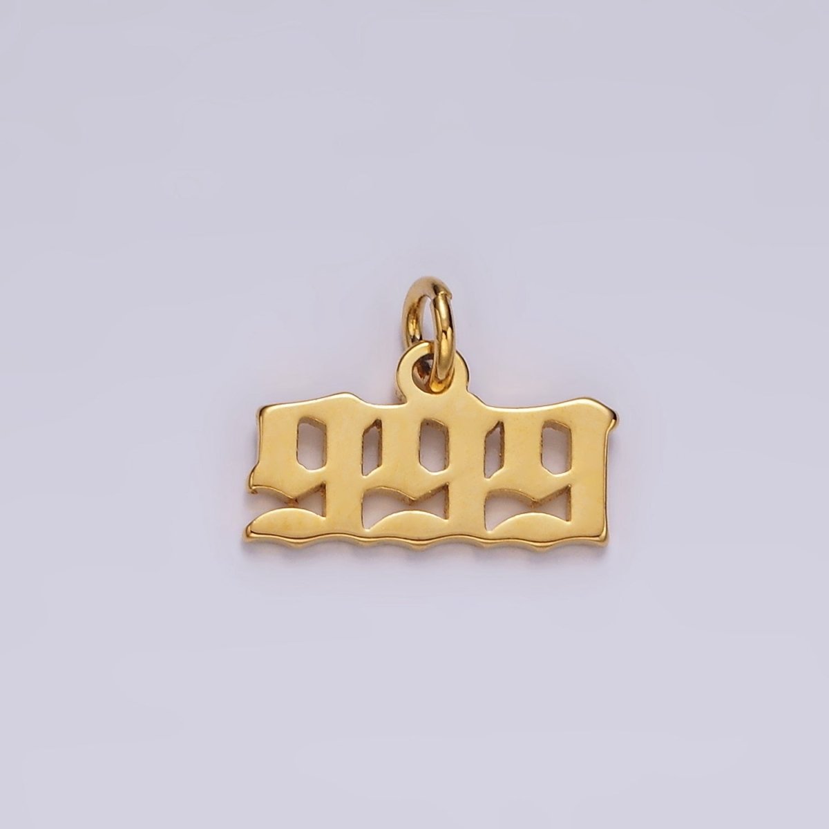 24K Gold Filled Angel Number Numerology Minimalist Mini Charm | AG606 - AG610 - DLUXCA