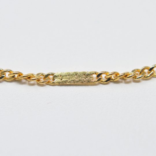 24K Gold Filled Bar and Link Chain Necklace For Jewelry Making Supplies, 18 Inch, Dainty 1.5mm Singapore Necklace w/ Spring Ring | CN-992 Clearance Pricing - DLUXCA