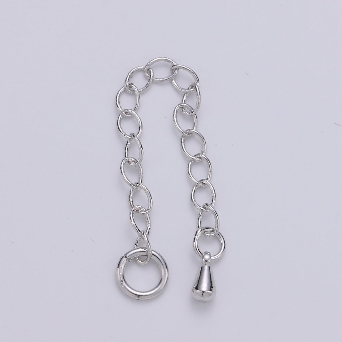 24K Gold Filled Chain Extender Gold / Silver For DIY Jewelry Making Chain Extender L-125~L-128 - DLUXCA