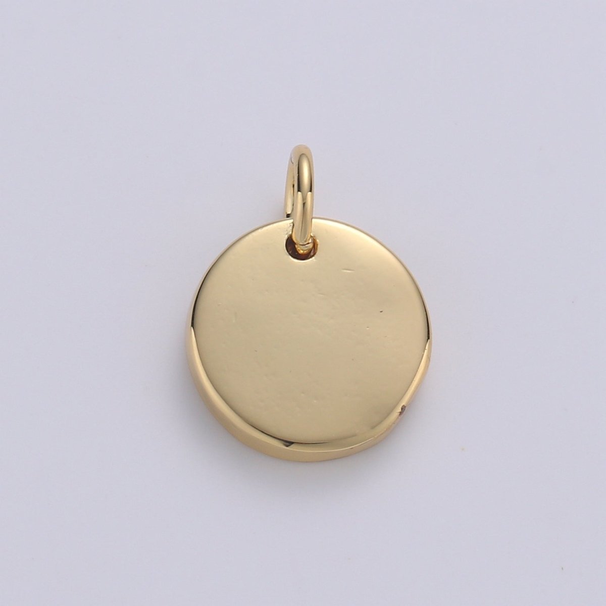 24k Gold Filled Circular charm DIY Earring Jewelry, Earring & Pendant Supply DIY Findings, Wristlet Charm, D-294-D-297 - DLUXCA