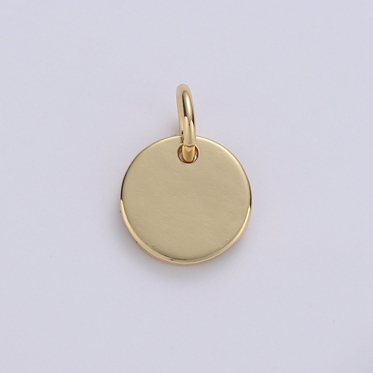 24k Gold Filled Circular charm DIY Earring Jewelry, Earring & Pendant Supply DIY Findings, Wristlet Charm, D-294-D-297 - DLUXCA