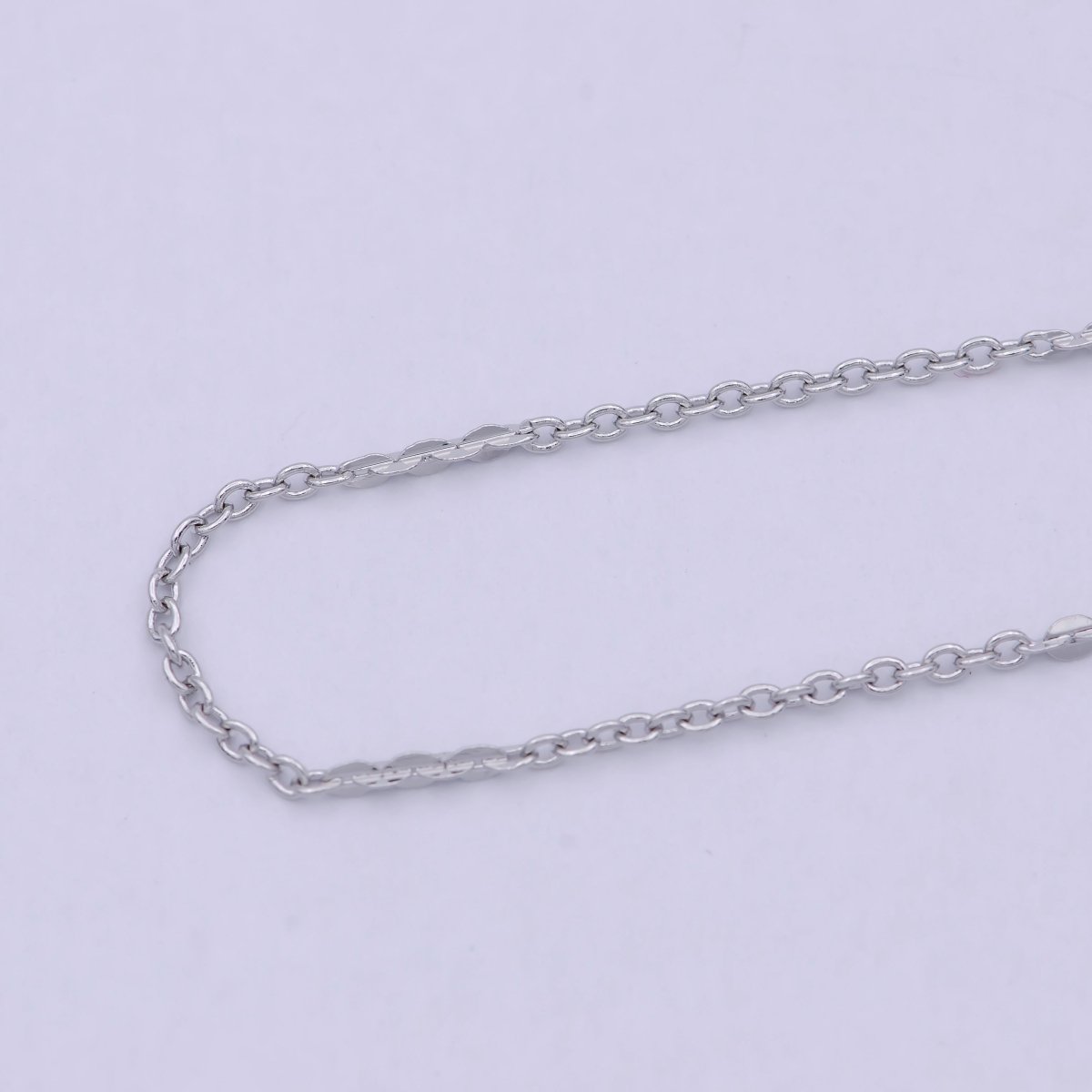 24K Gold Filled Dainty 1.5mm Width Link Chain, Unique Rolo Unfinished Chain in Gold & Silver Color, Chain For Jewelry Making | ROLL-692, ROLL-693 Clearance Pricing - DLUXCA