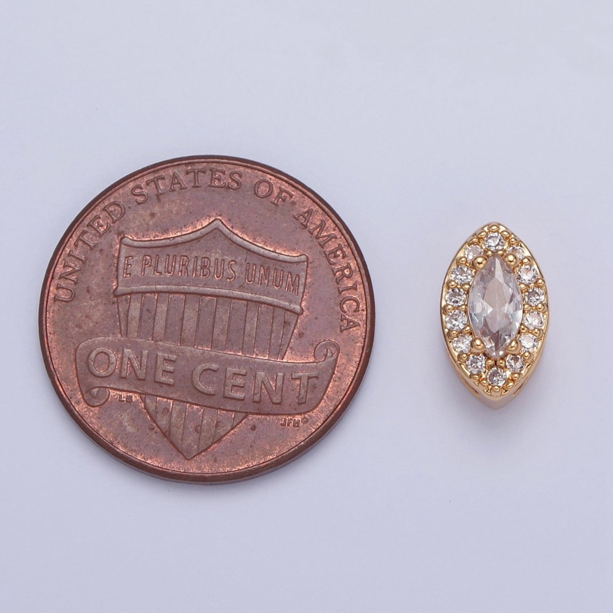 24K Gold Filled Evil Eye Spacer Bead, CZ Micro Pave Amulet Charm Bracelet Necklace Supply For DIY Jewelry Making B-446 B-447 B-449 B-451 B-456 B-572 W-781 - DLUXCA