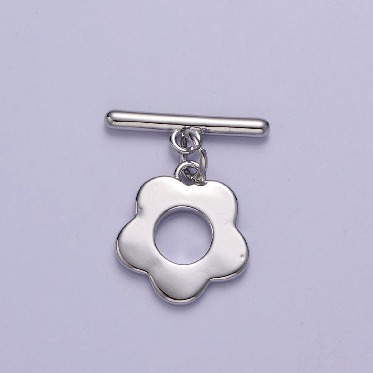 24k Gold Filled Flower Toggle Clasp, Jewelry Clasp OT Clasp Findings L-711 L-712 L-822 - DLUXCA