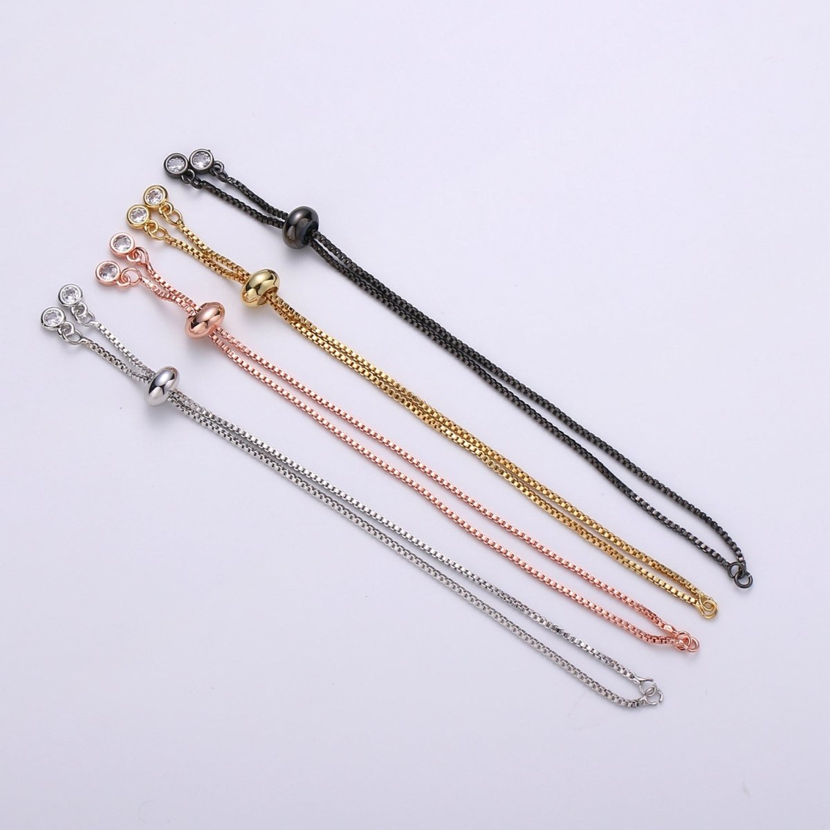 24K Gold Filled Half Finished Bracelet For DIY Jewelry Making Bracelet Making L-145~L-147 - DLUXCA