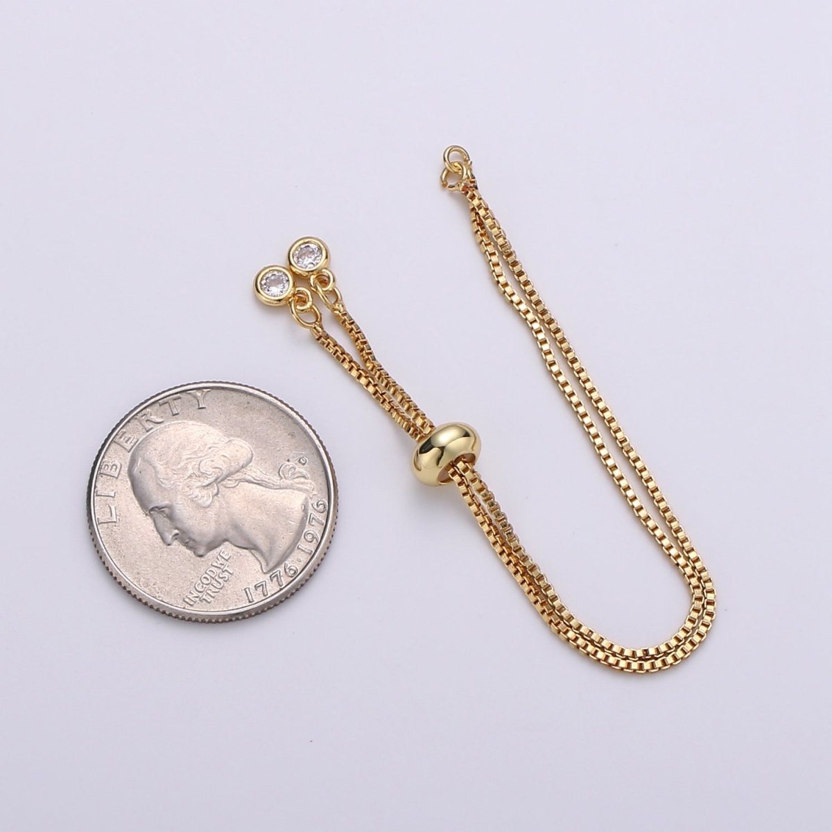 24K Gold Filled Half Finished Bracelet For DIY Jewelry Making Bracelet Making L-145~L-147 - DLUXCA