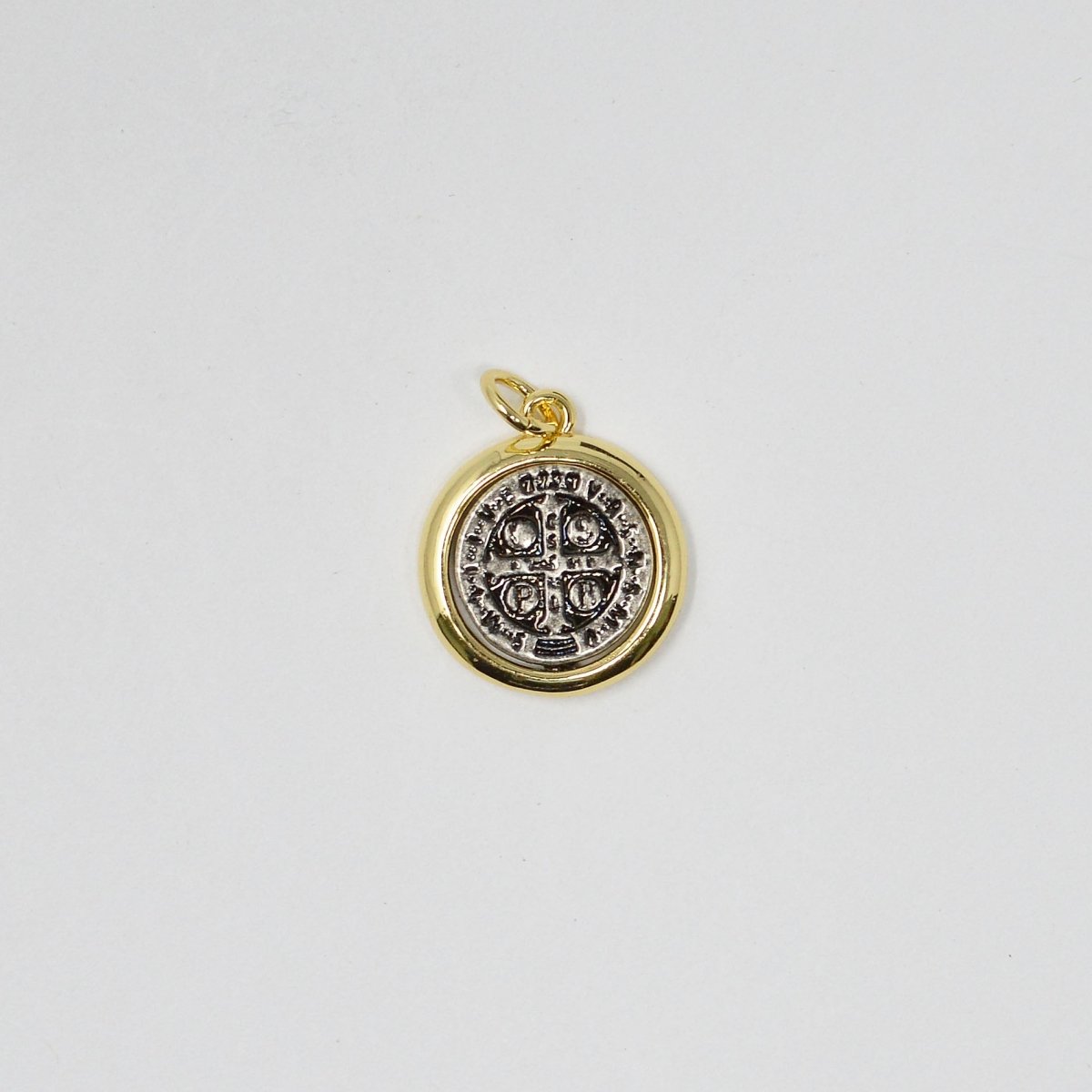 24K Gold Filled Holy Mary Charm E-120 - DLUXCA