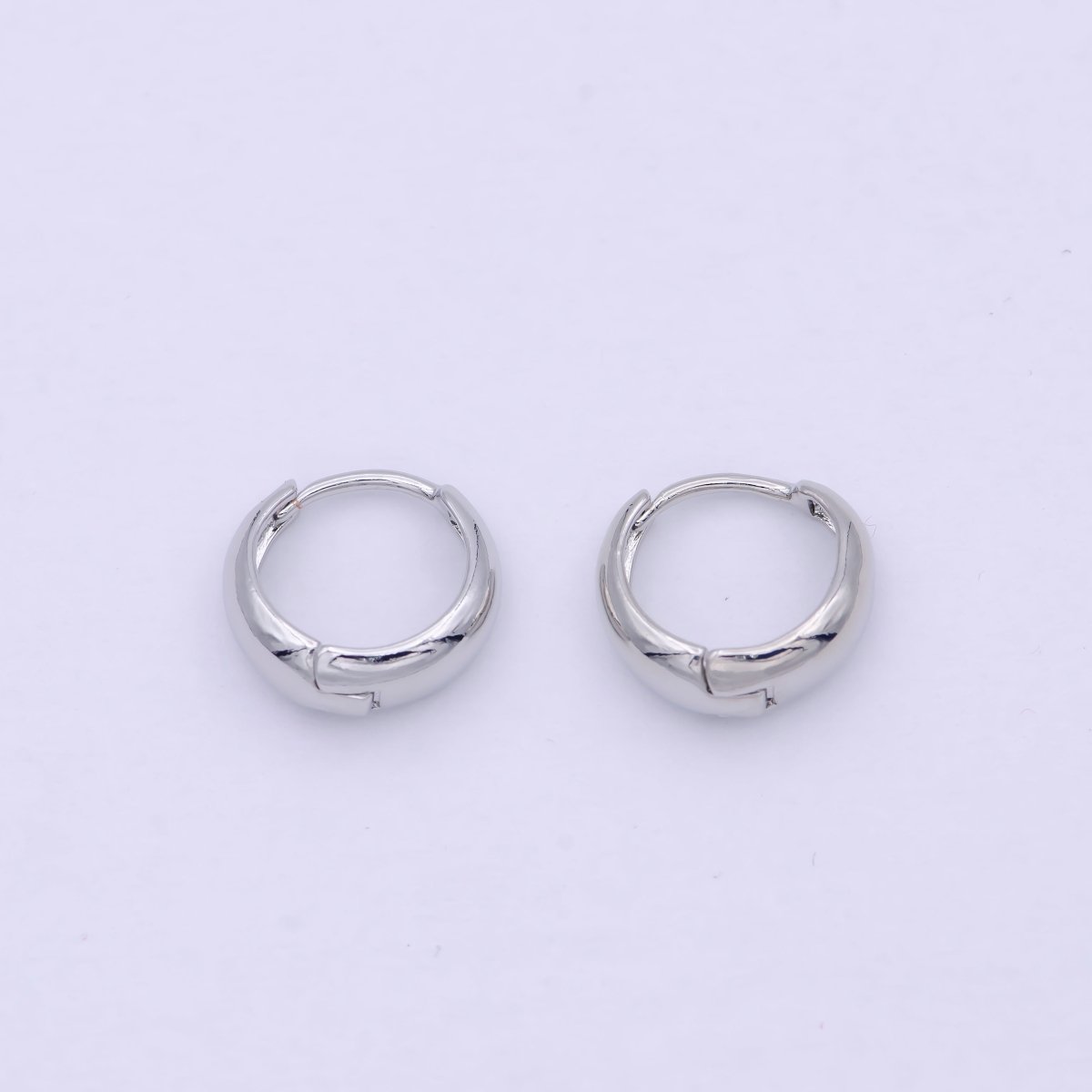 24K Gold Filled Huggie Hoops / Perfect for Every Day Wear / Minimalist Earring Jewelry / Perfect Gift For Her and For Girls P-033 P-036 P-038 P-249 - DLUXCA