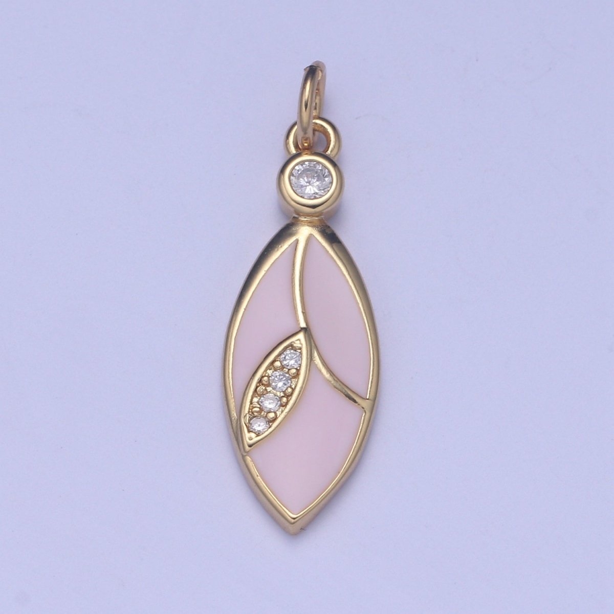 24K Gold Filled Leaf Charm E-286-E-289 - DLUXCA