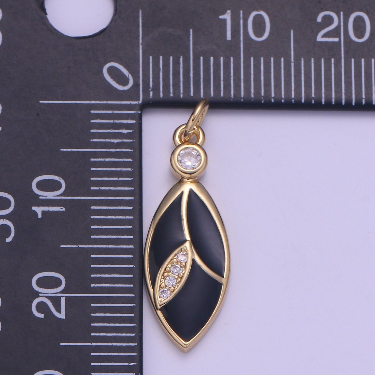 24K Gold Filled Leaf Charm E-286-E-289 - DLUXCA