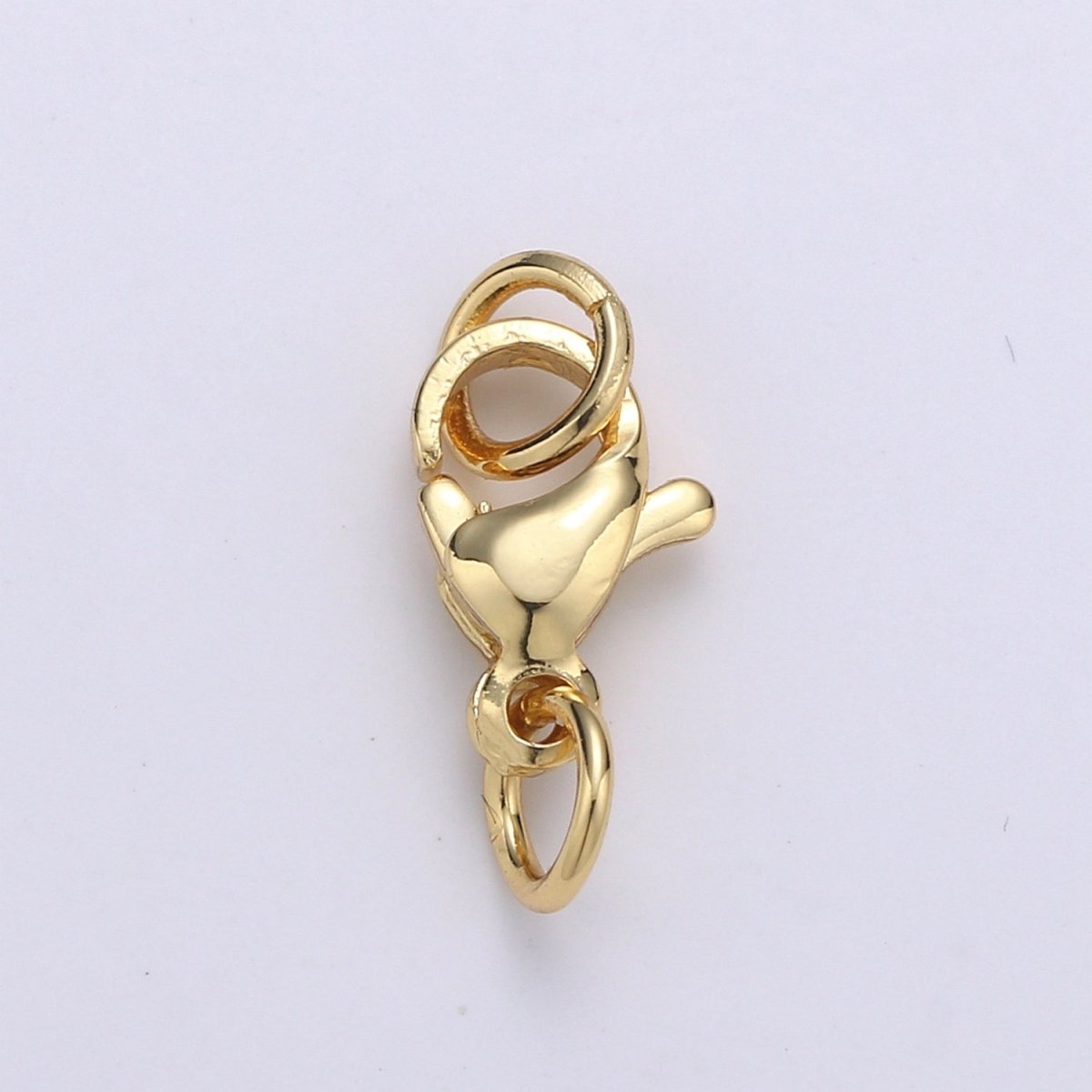 24K Gold Filled Lobster Clasp with Jump Rings for DIY Jewelry Making Necklace Bracelet Anklet L-129 L-132 L-135 - DLUXCA