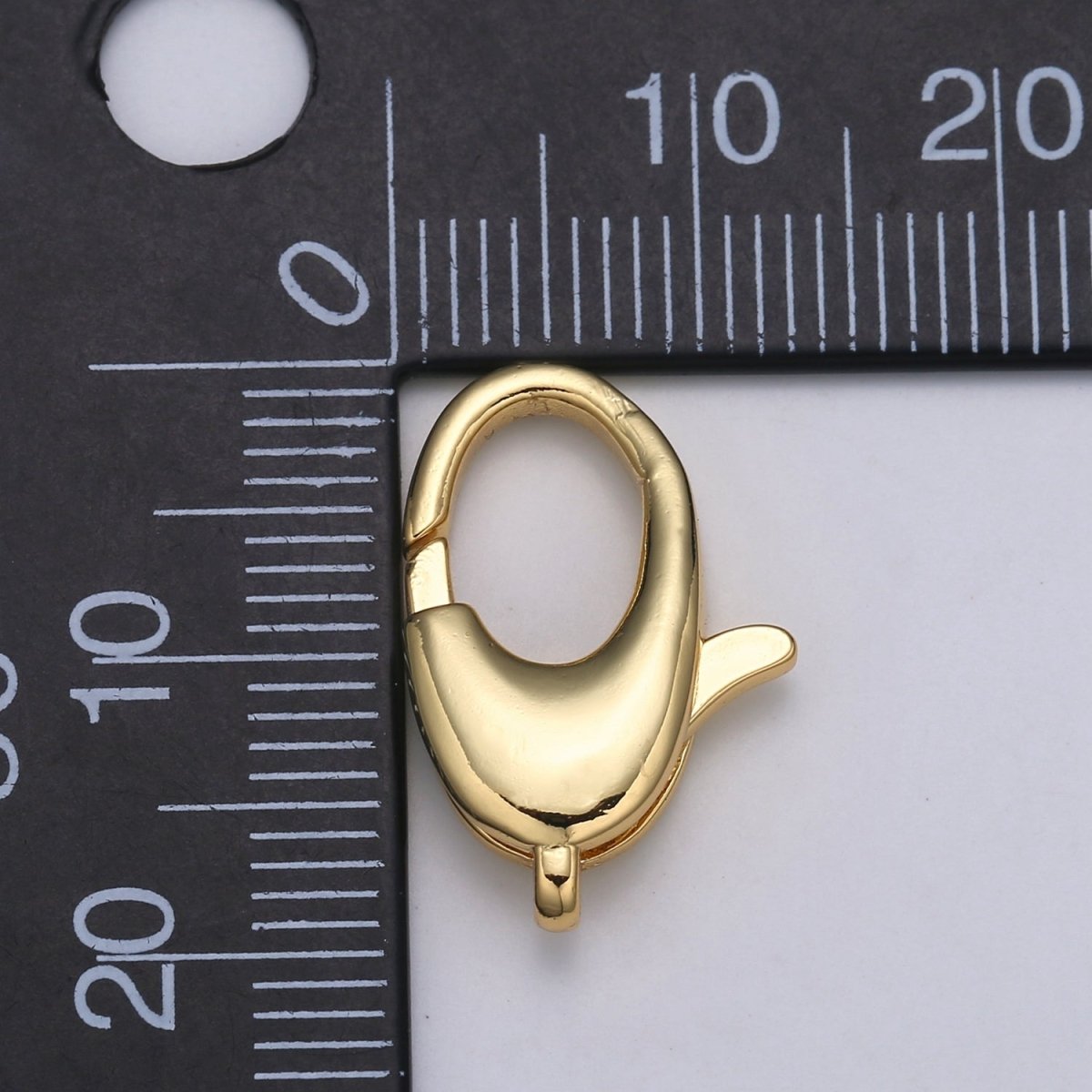 24K Gold Filled Lobster Clasp with Rings For DIY Jewelry Making Supplies For Necklace Bracelet L-174 - DLUXCA