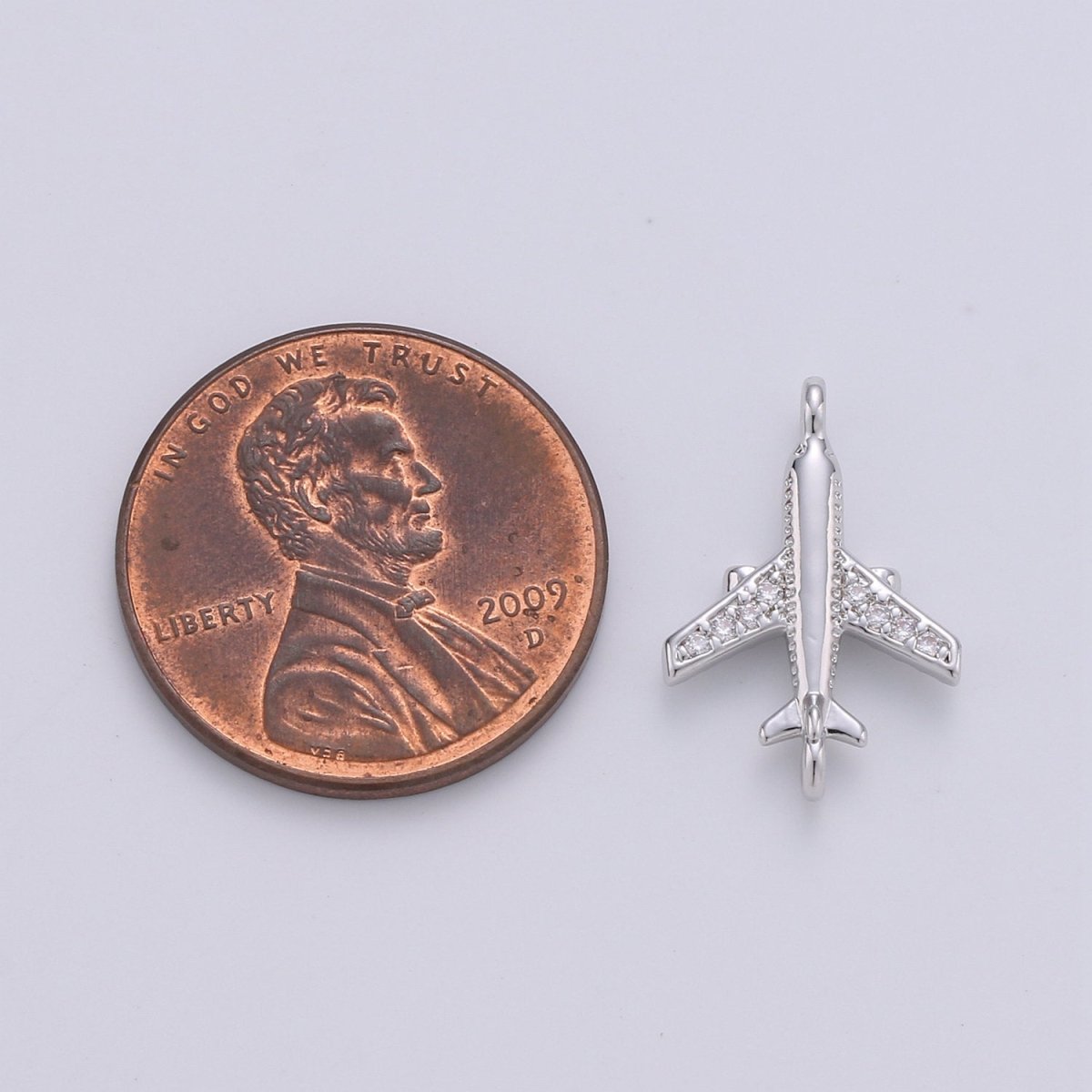 24k Gold Filled Micro Pave CZ Plane Charm Connector Micro Pave CZ Airplane Bracelet Connector For Bracelet Necklace Supply F-383 F-387 - DLUXCA