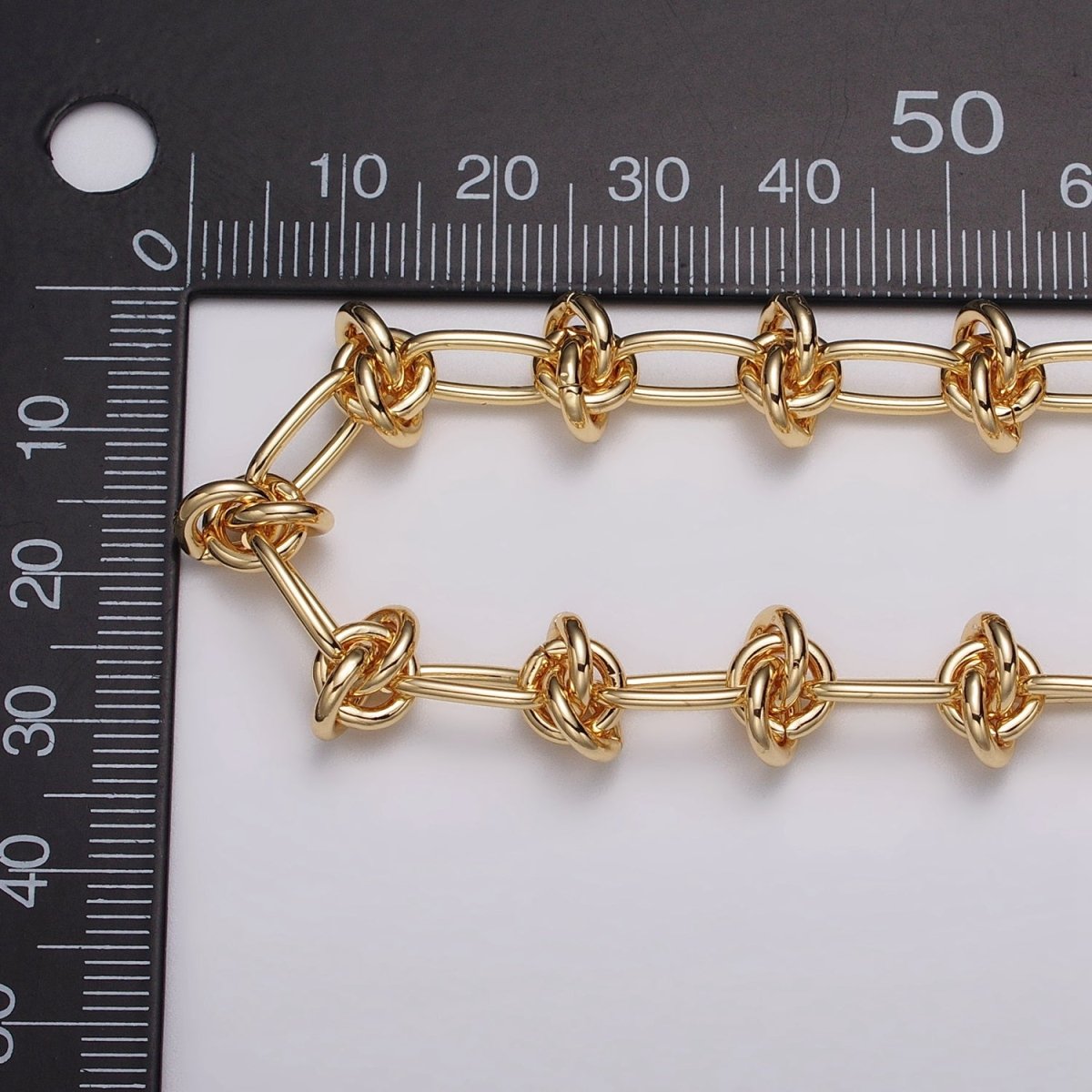 24k Gold Filled Multiple Round Rolo Link PaperClip Unfinished Chain in Gold & Silver Barbed Wire | ROLL-1143 - ROLL-1146 Clearance Pricing - DLUXCA