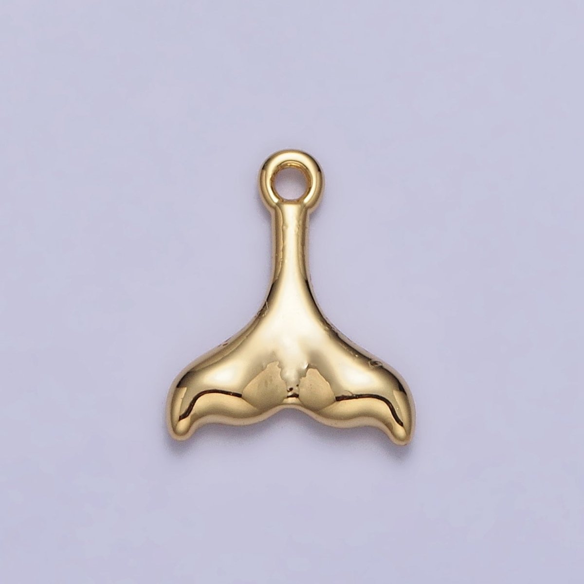 24K Gold Filled Ocean Sea Animal Tail Whale Mermaid Dolphin Charm in Gold & Silver | AC345 AC346 - DLUXCA