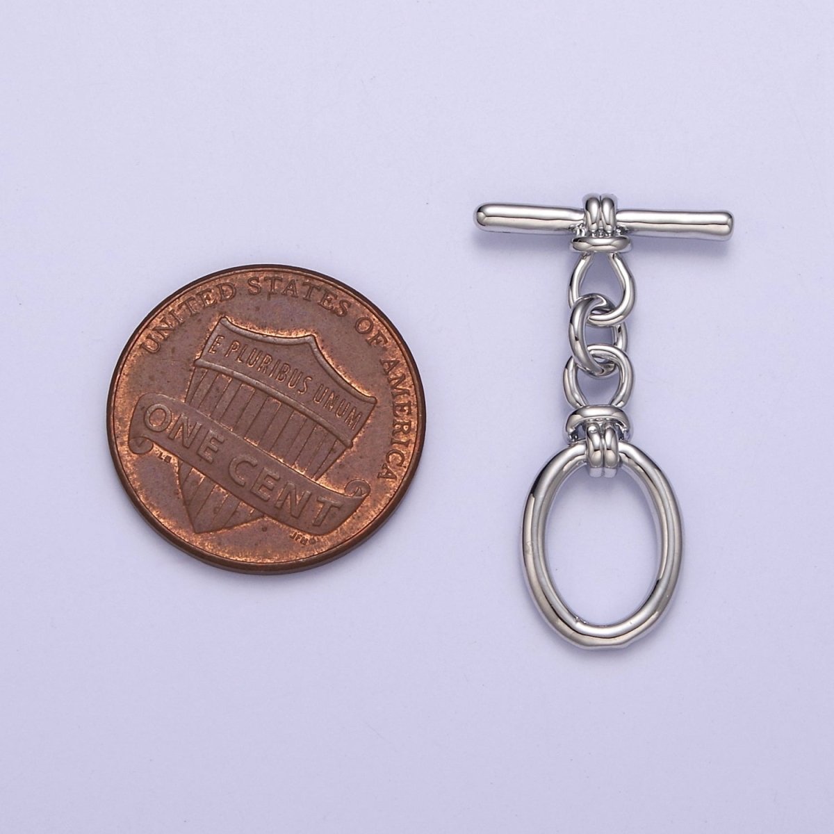 24k Gold Filled Oval Toggle Clasp, Jewelry Clasp OT Clasp Findings L-699 L-700 L-701 - DLUXCA