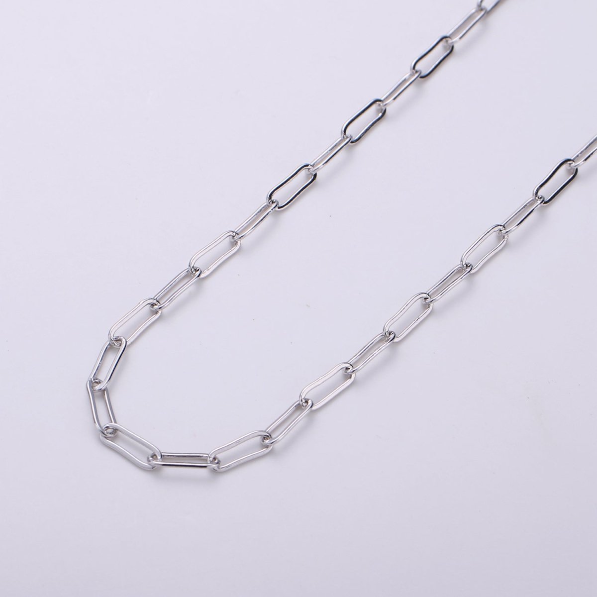 24K Gold Filled Rolo Cable Chain by Yard, Gold Filled Cable Rolo Chain, Wholesale Bulk Roll Chain for DIY Jewelry, Thickness 0.5mm, PAPER CLIP Chain | ROLL-005, ROLL-034, ROLL-049 - DLUXCA