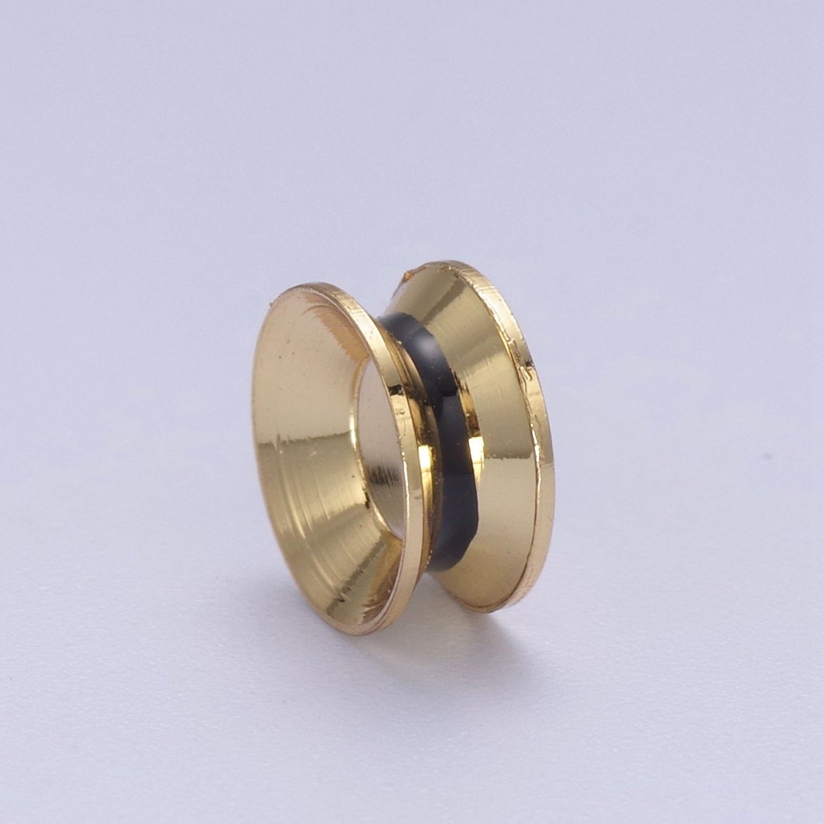 24K Gold Filled Rondelle Bead Spacer for Bracelet Necklace Supply B-114 B-117 B-122 - DLUXCA