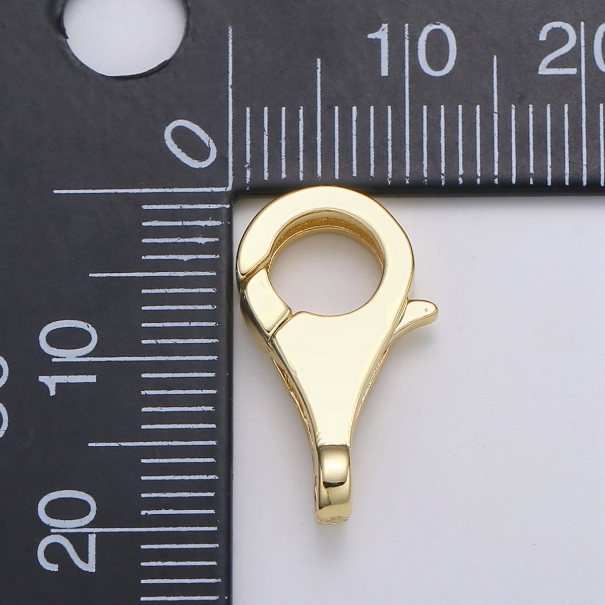 24K Gold Filled Round Lobster Clasp DIY Jewelry Making For Necklace Bracelet L-179 - DLUXCA