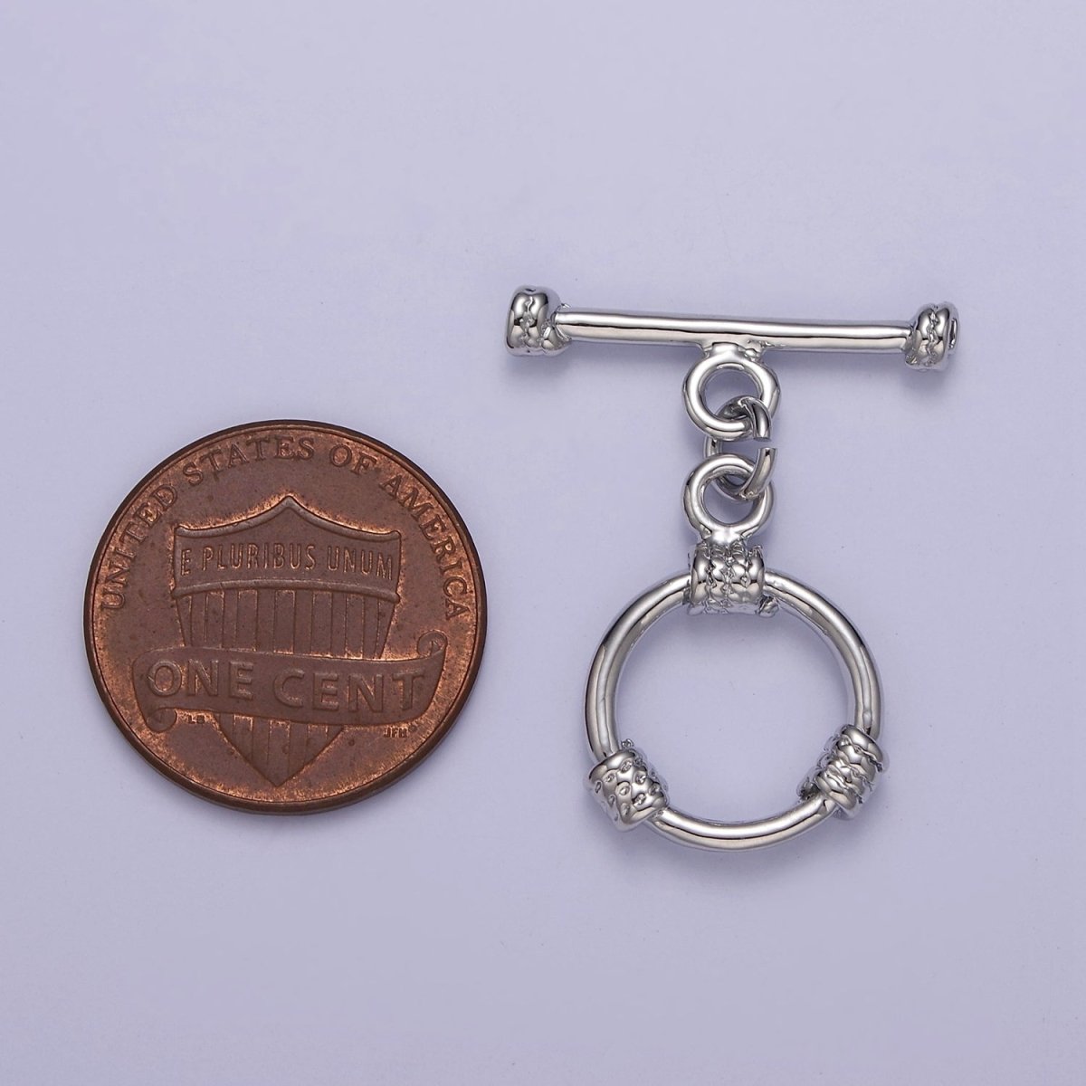 24k Gold Filled Round Toggle Clasp, Jewelry Clasp OT Clasp Findings L-693 L-694 L-695 - DLUXCA