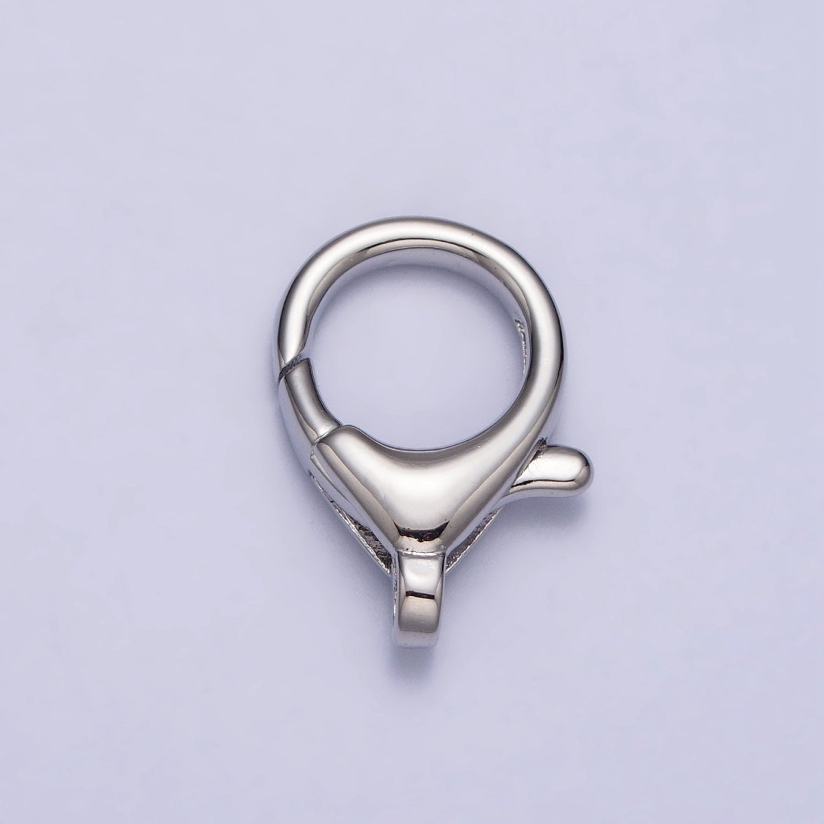 24K Gold Filled Rounded Oval 20mm Lobster Clasps Jewelry Closure in Gold & Silver | Z-111 Z-112 - DLUXCA