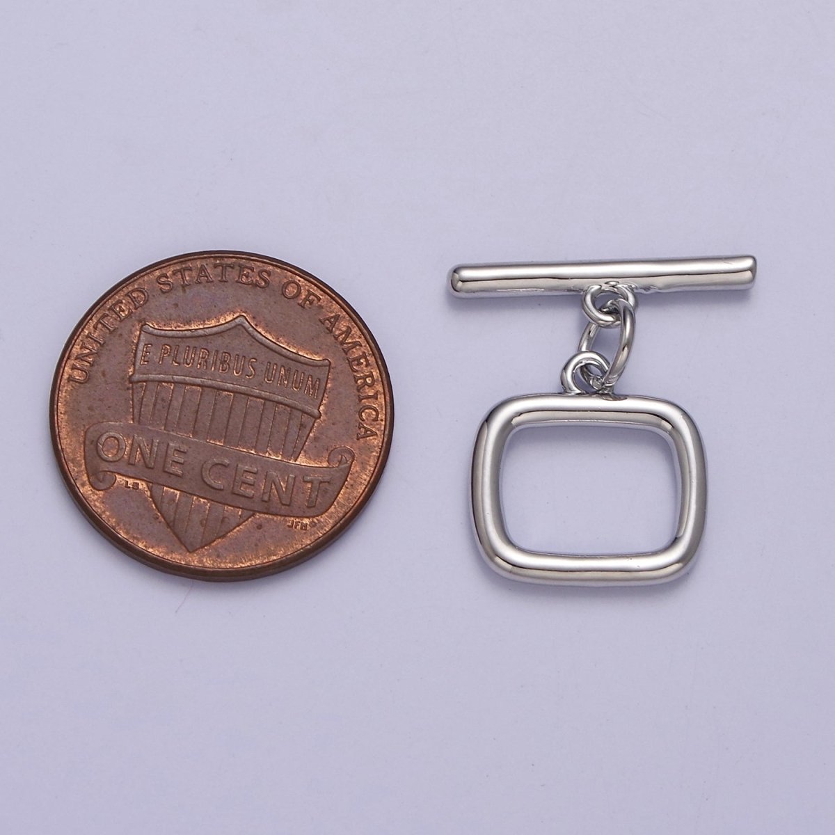 24K Gold Filled Square Toggle Clasp, Jewelry Clasp OT Clasp Findings L-717 L-718 L-722 - DLUXCA