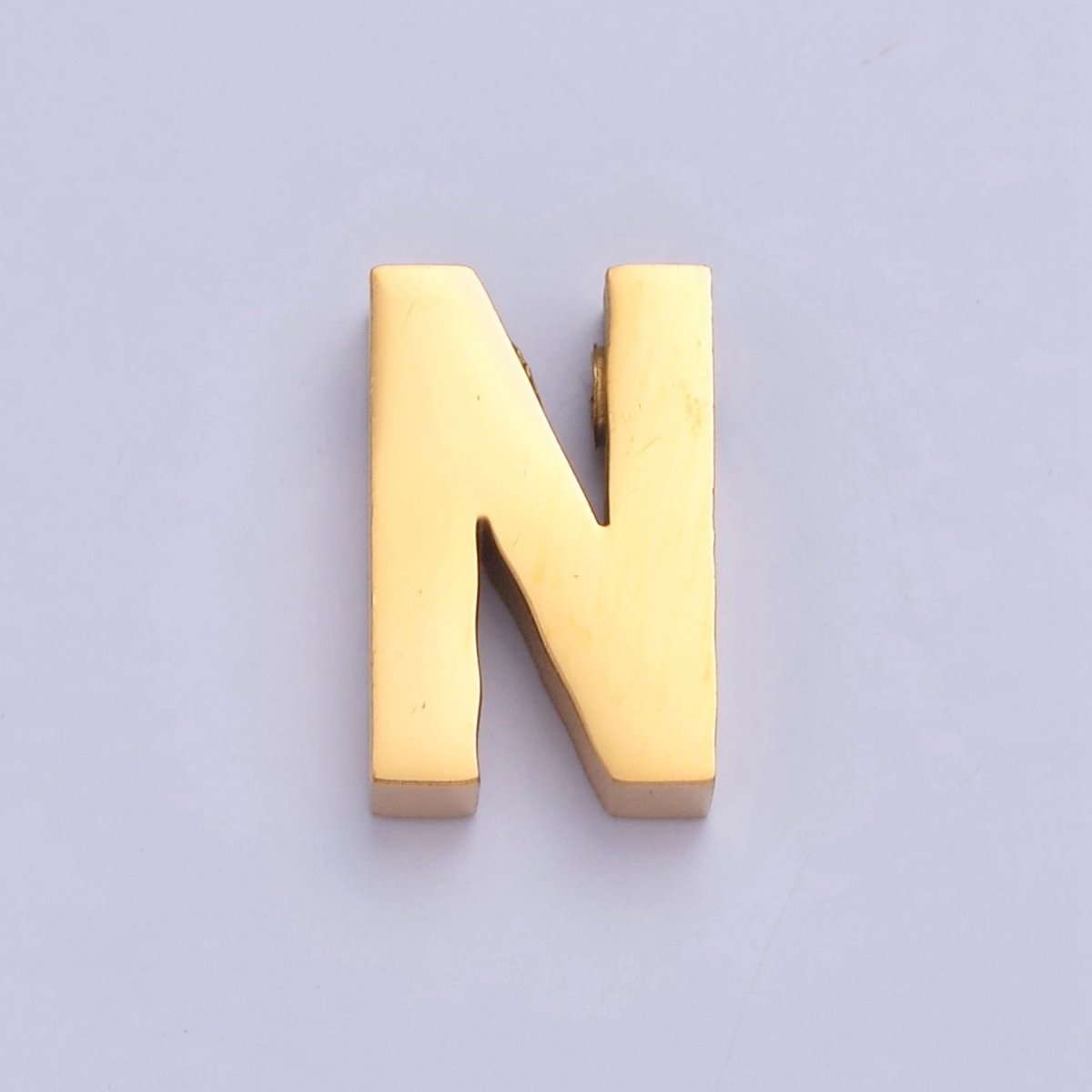 24K Gold Filled Stainless Steel Initial Alphabet For DIY Necklace Making W-809~W-834 - DLUXCA