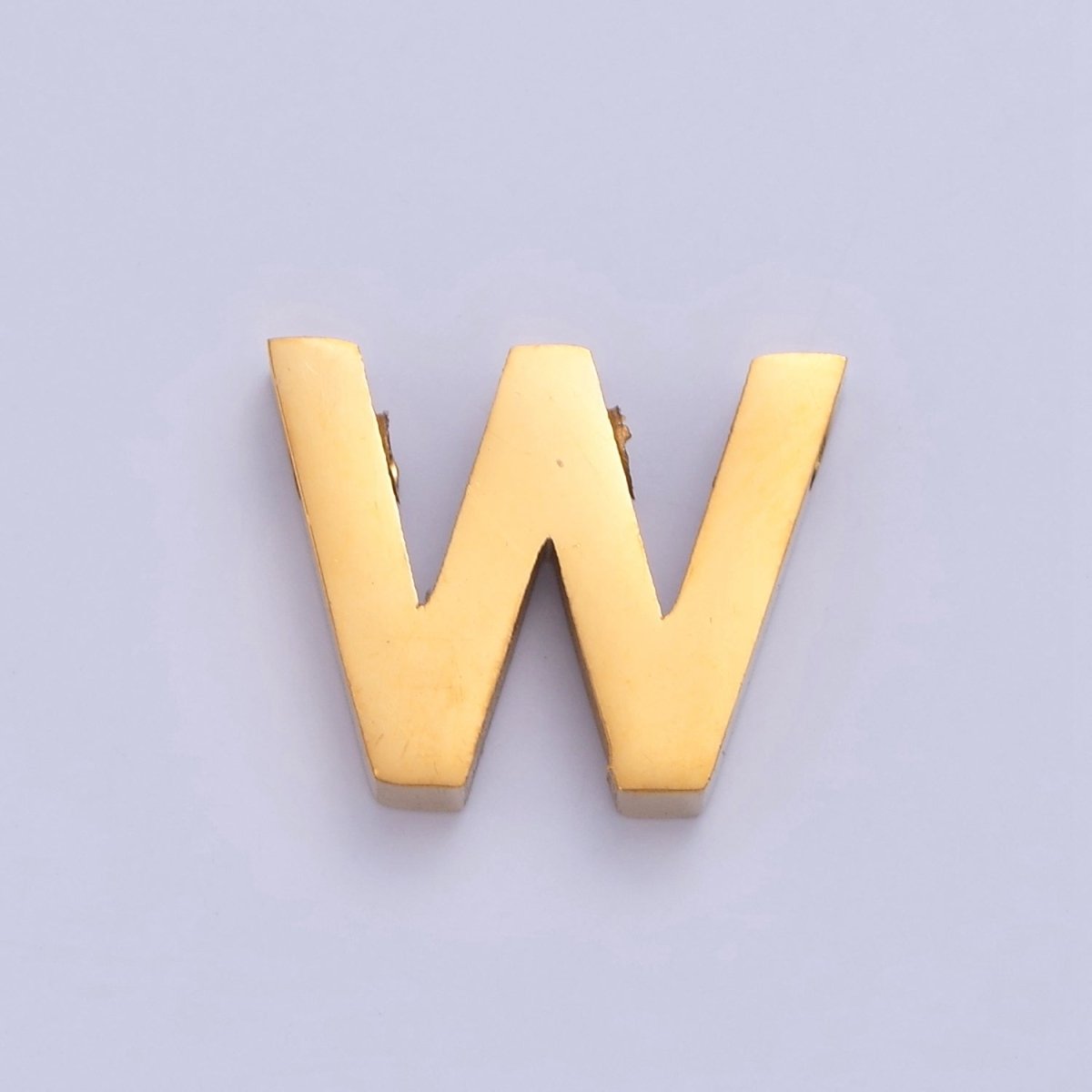 24K Gold Filled Stainless Steel Initial Alphabet For DIY Necklace Making W-809~W-834 - DLUXCA