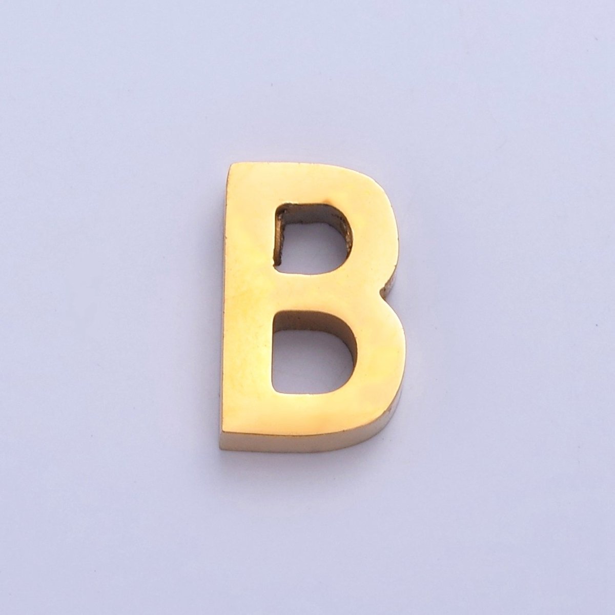 24K Gold Filled Stainless Steel Initial Alphabet For DIY Necklace Making W-809~W-834 - DLUXCA