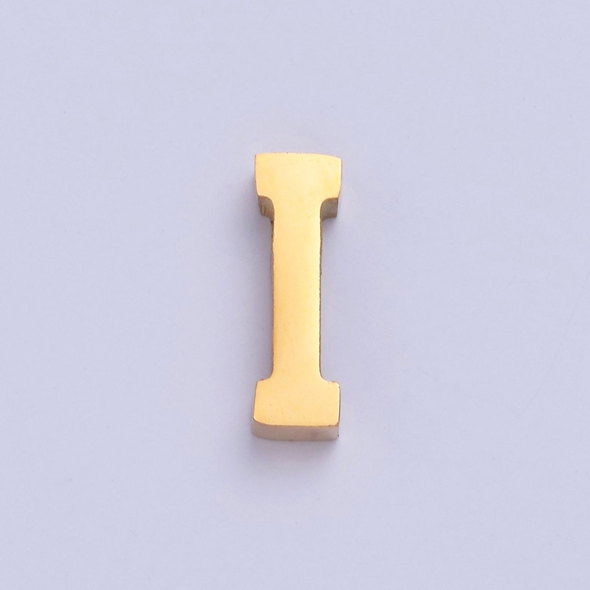 24K Gold Filled Stainless Steel Initial Alphabet For DIY Necklace Making W-809~W-834 - DLUXCA