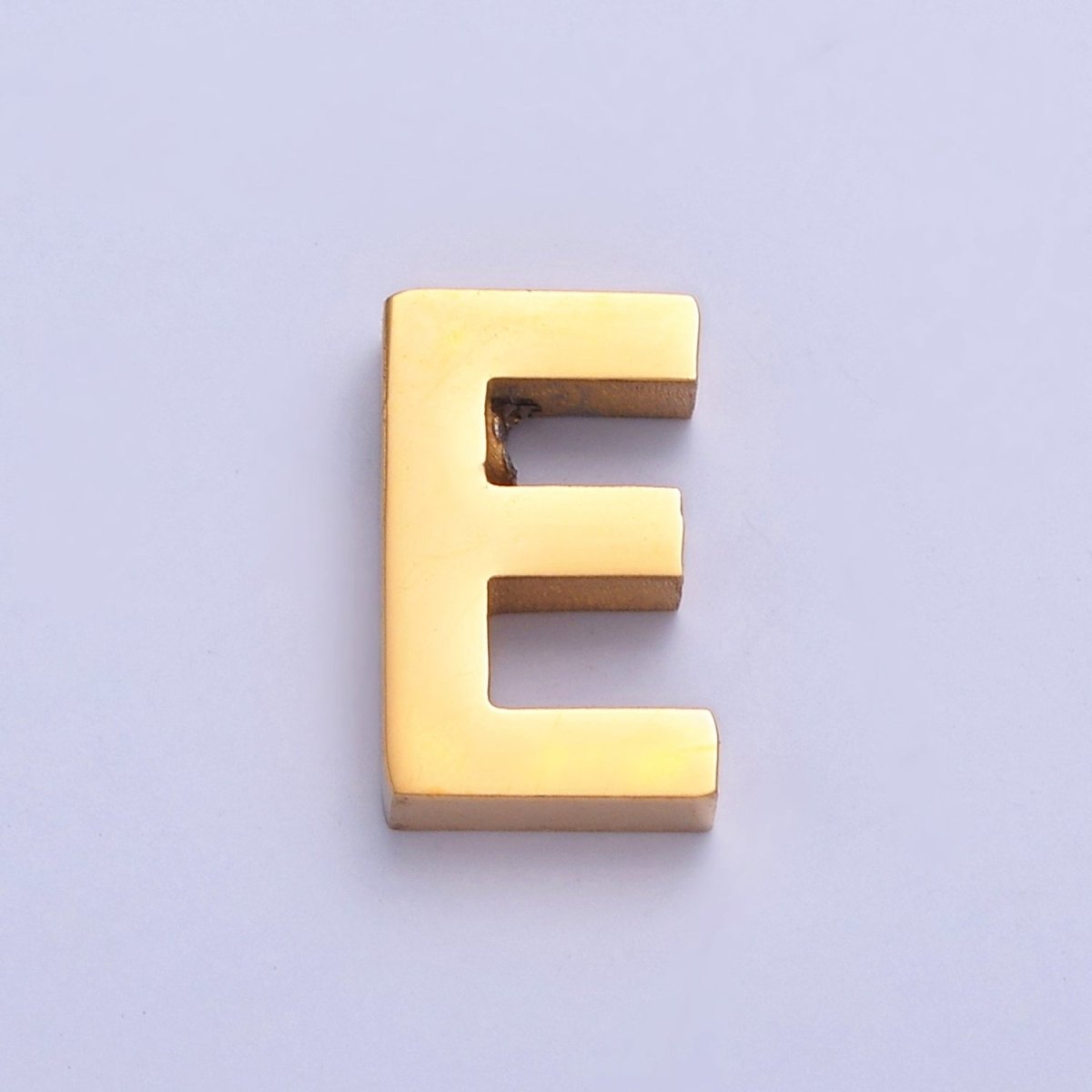 24K Gold Filled Stainless Steel Initial Alphabet For DIY Necklace Making W-809~W-834 - DLUXCA