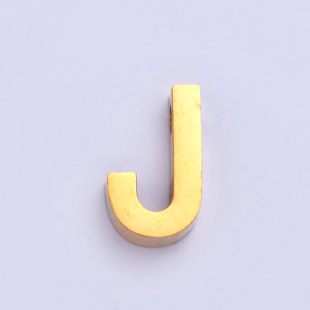 24K Gold Filled Stainless Steel Initial Alphabet For DIY Necklace Making W-809~W-834 - DLUXCA
