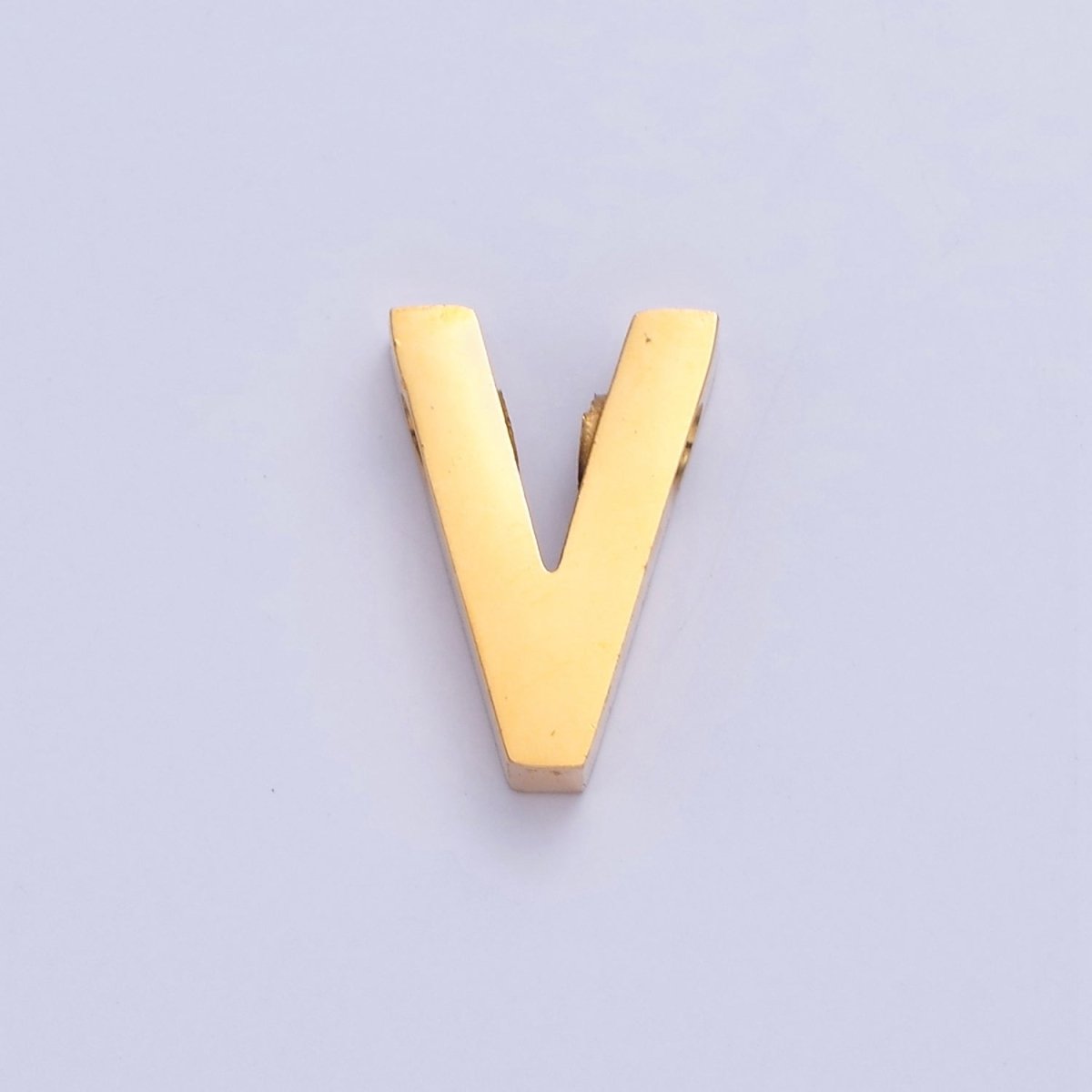 24K Gold Filled Stainless Steel Initial Alphabet For DIY Necklace Making W-809~W-834 - DLUXCA